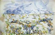 Paul Cezanne La Montagne Sainte-Victoire oil on canvas